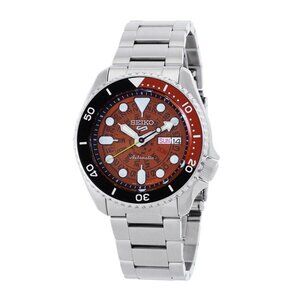 NWT Authentic Seiko 5 Sports Automatic Brown Dial Men's Watch